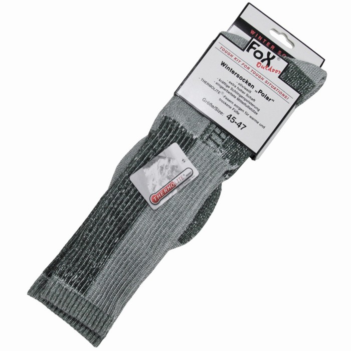 Fox Outdoor,Wintersocken,Polar,THERMOLITE®-Fasern,Mittelfußstütze,
